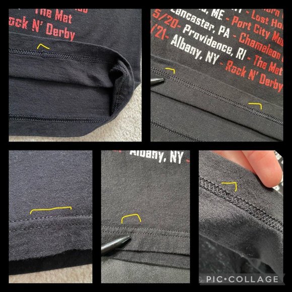 Beartooth S Double Sided Graphic Tour Dates Band Tee Metalcore Hardcore Punk - Picture 10 of 12